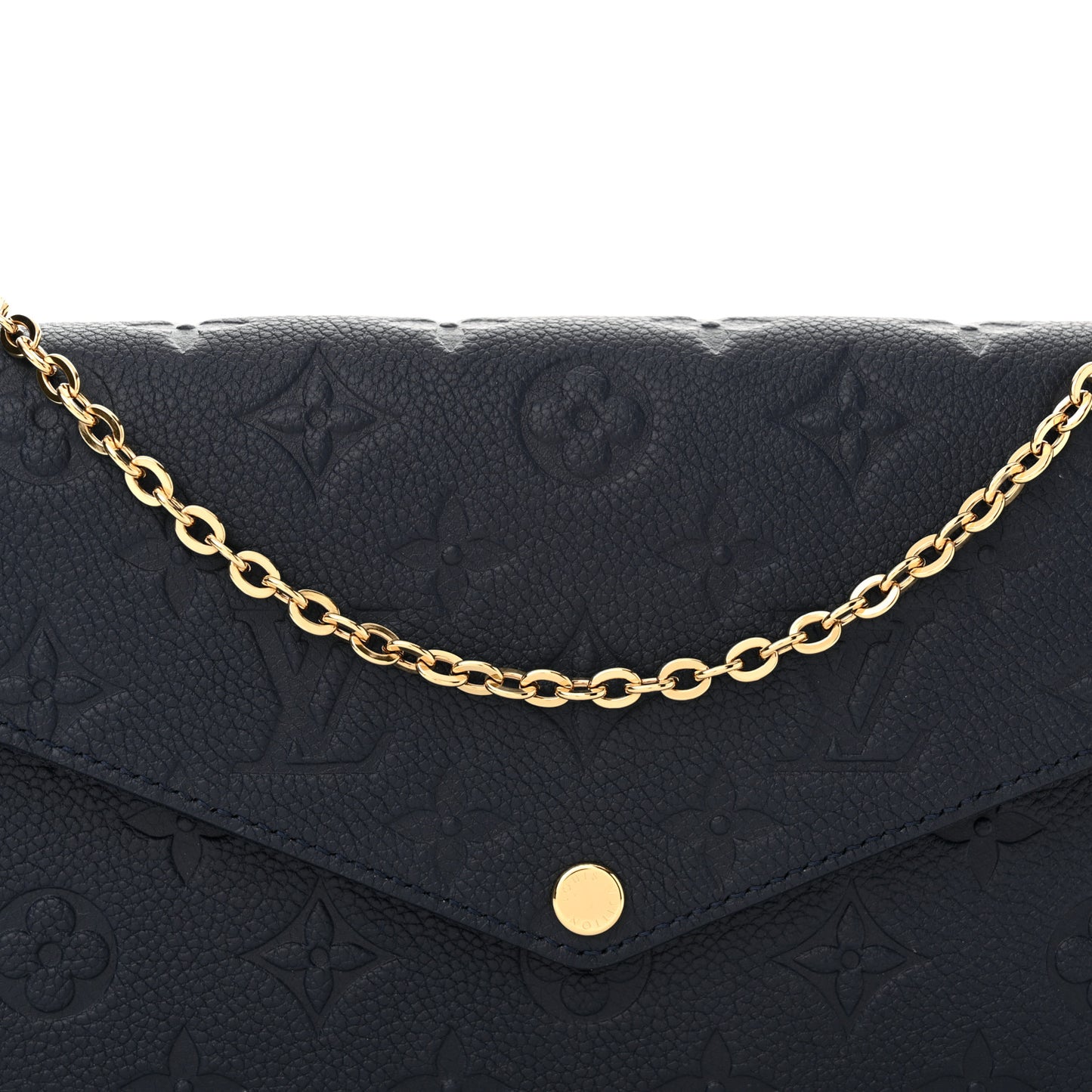 Empreinte Pochette Felicie Chain Wallet Navy