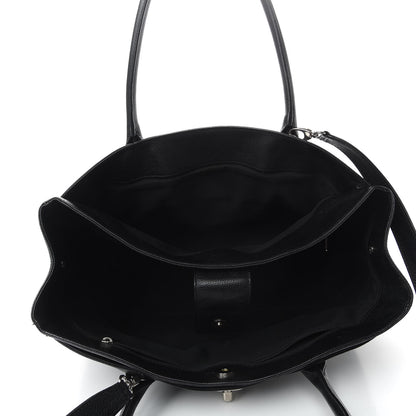Chanel Calfskin Cerf Executive Shopper Tote Black 8 of 10