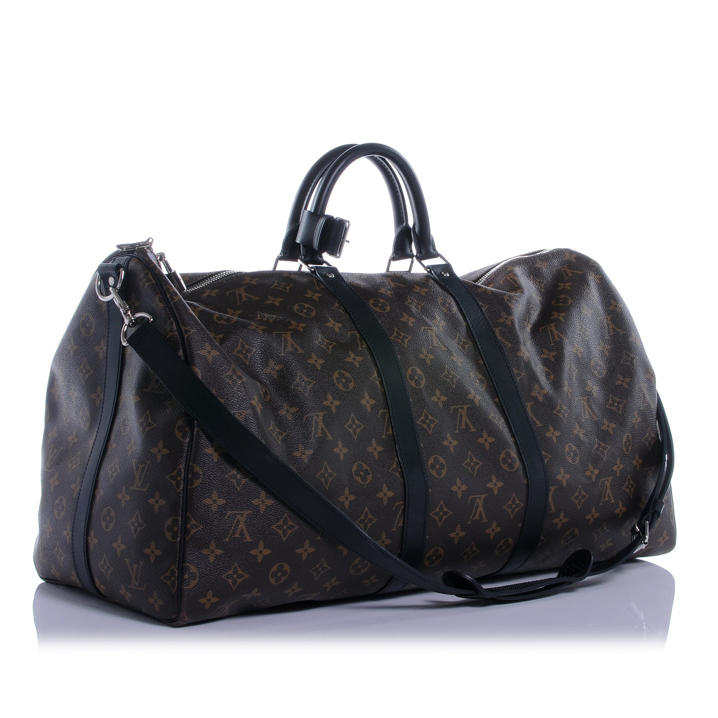 Monogram Macassar Keepall Bandouliere 55