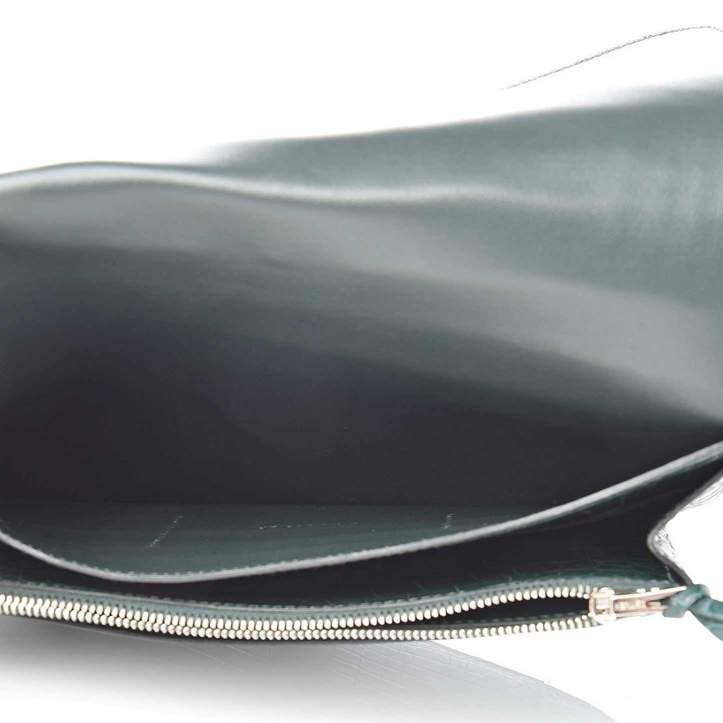 Matte Alligator Dogon Combined Wallet Vert Fonce