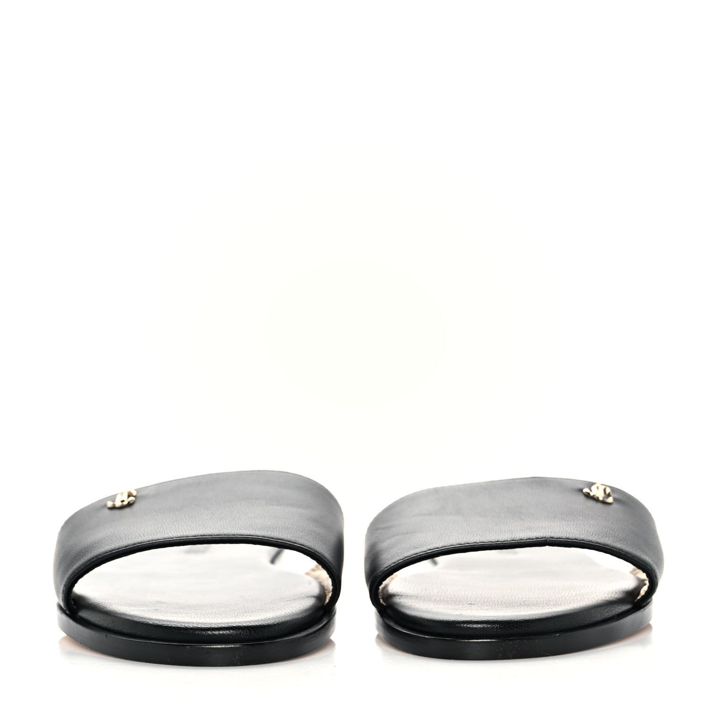 Nappa Minea Flat Sandals 37 Black