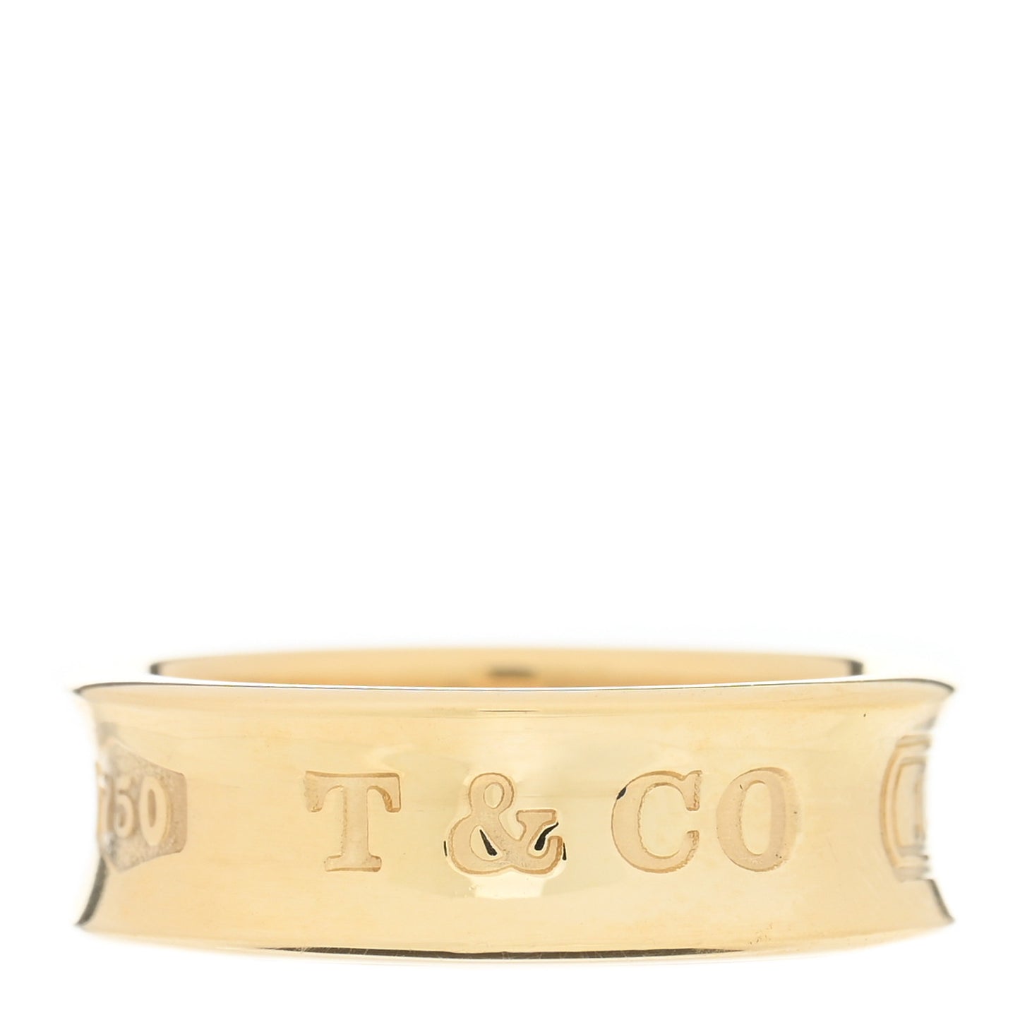18K Yellow Gold 1837 Band Ring 50 5.5