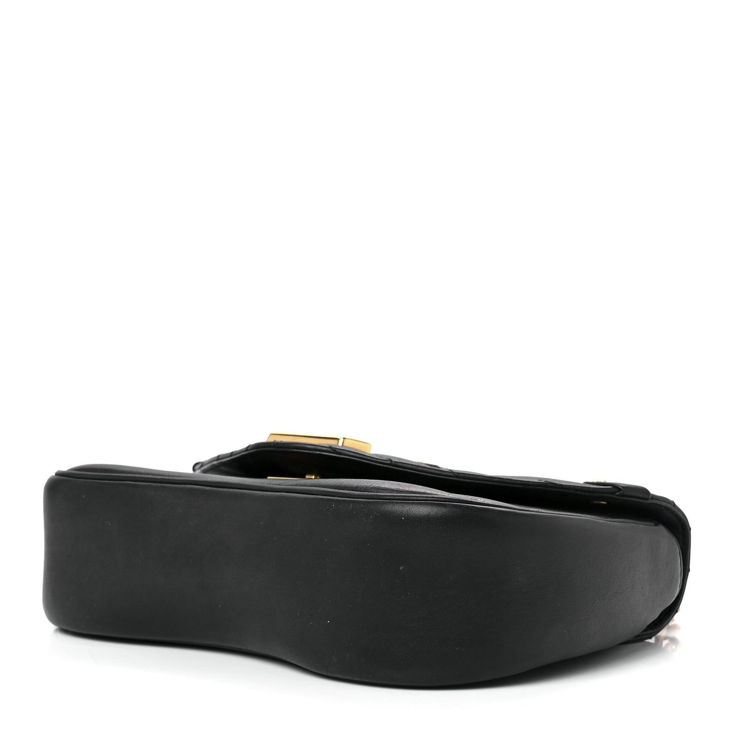 Calfskin Embroidered New Wave Chain MM Black