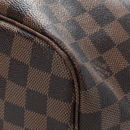 Louis Vuitton Damier Ebene Neo Neverfull MM Rose Ballerine 8 of 11
