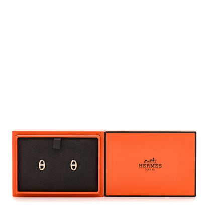 Hermes 18K Rose Gold TPM Farandole Stud Earrings 6 of 6