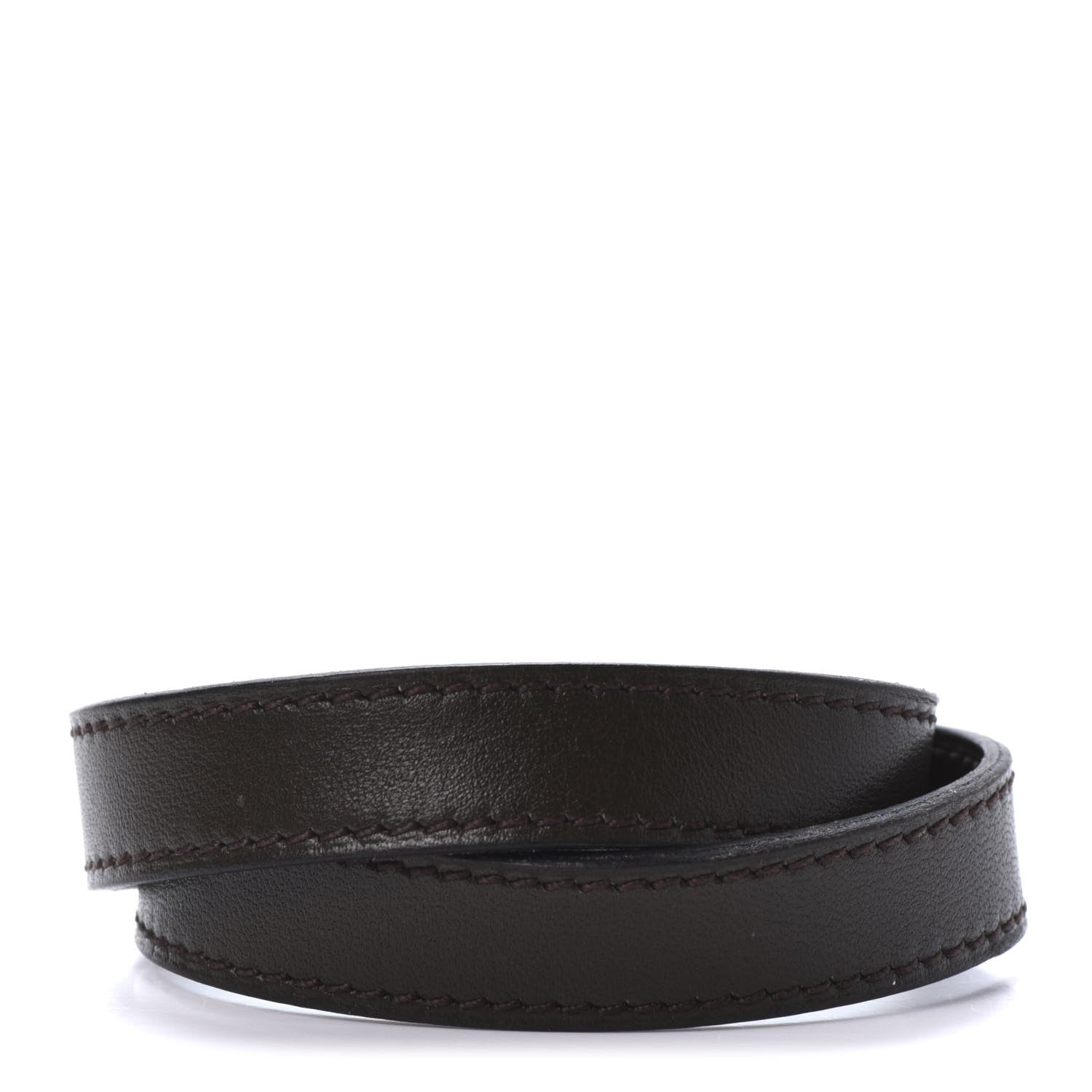 Hermes Swift Kelly Double Tour Bracelet Chocolate 3 of 5