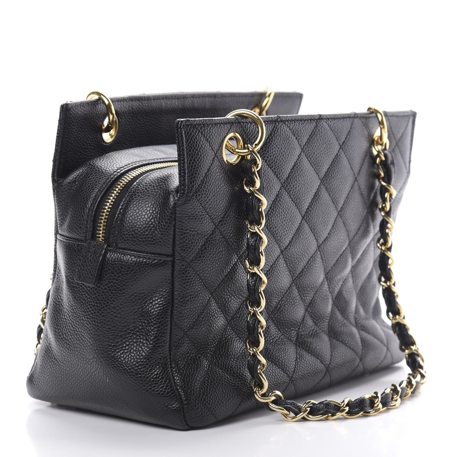 Chanel Caviar Quilted Petit Timeless Tote PTT Black 2 of 11