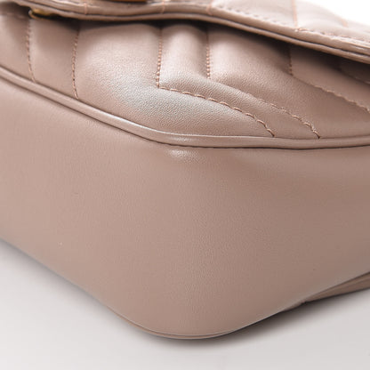 Gucci Calfskin Matelasse Super Mini GG Marmont Shoulder Bag Porcelain Rose 6 of 10