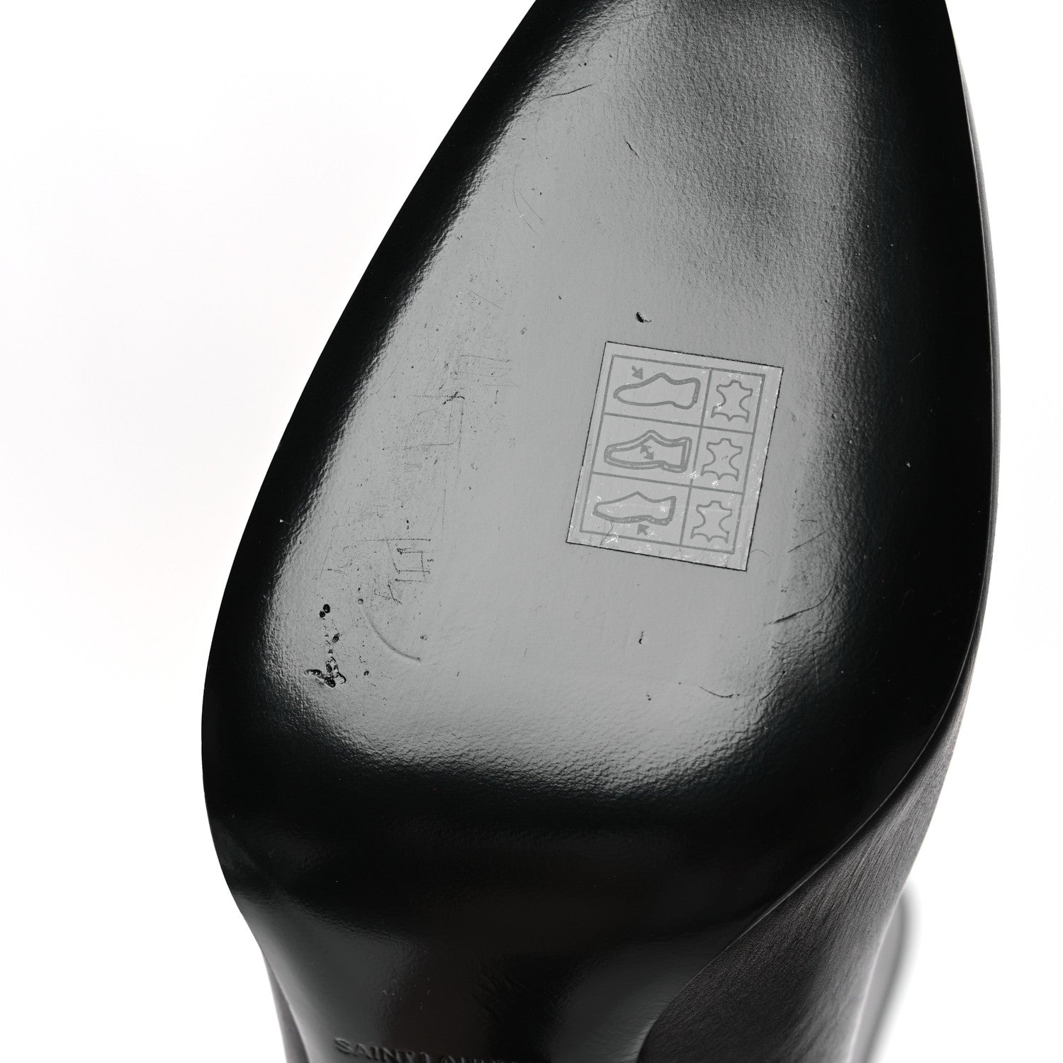 Saint Laurent Jane 90 Knee High Boots 41 Mocaccino 8 of 9