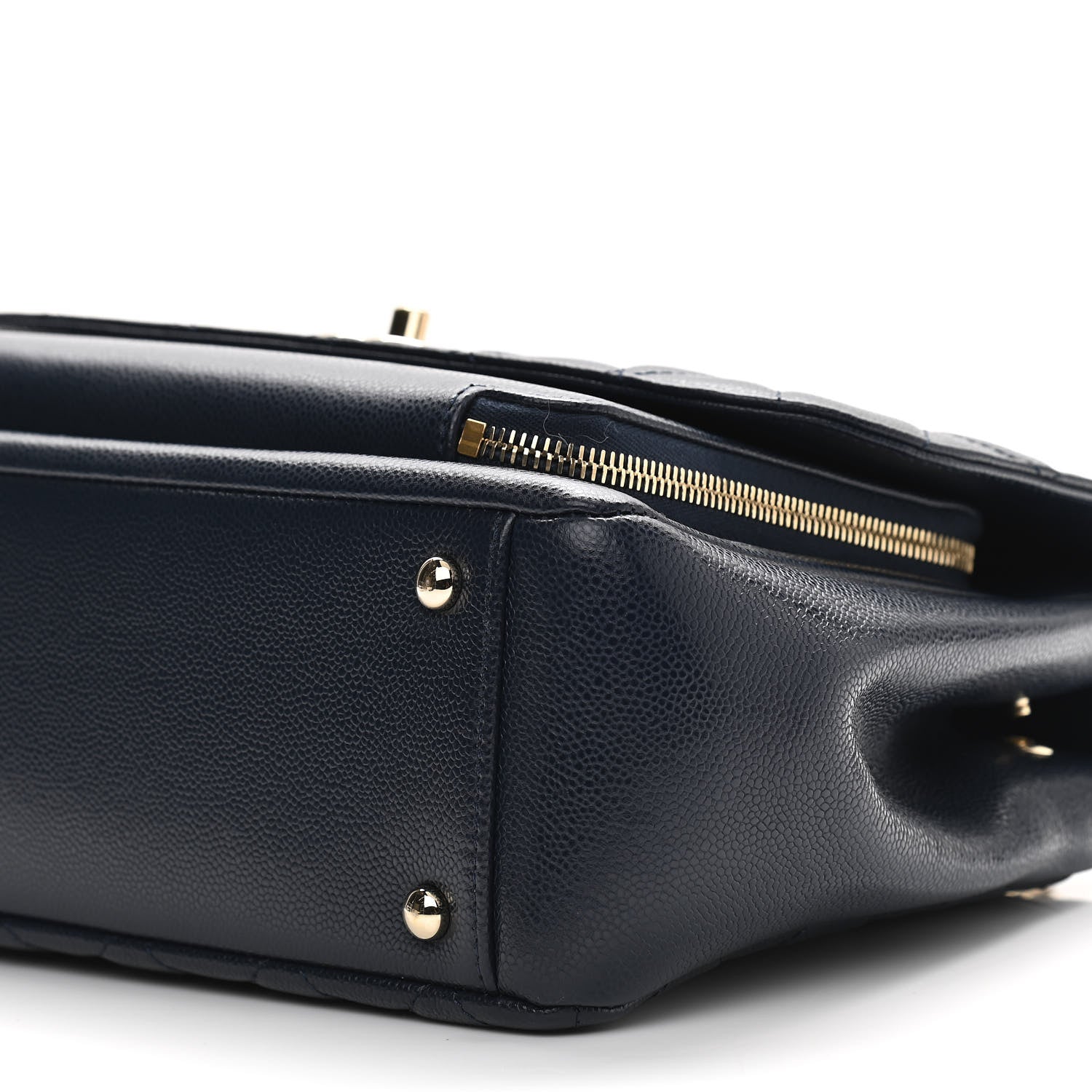 Chanel Caviar Quilted Large Business Affinity Flap Navy 9 of 10