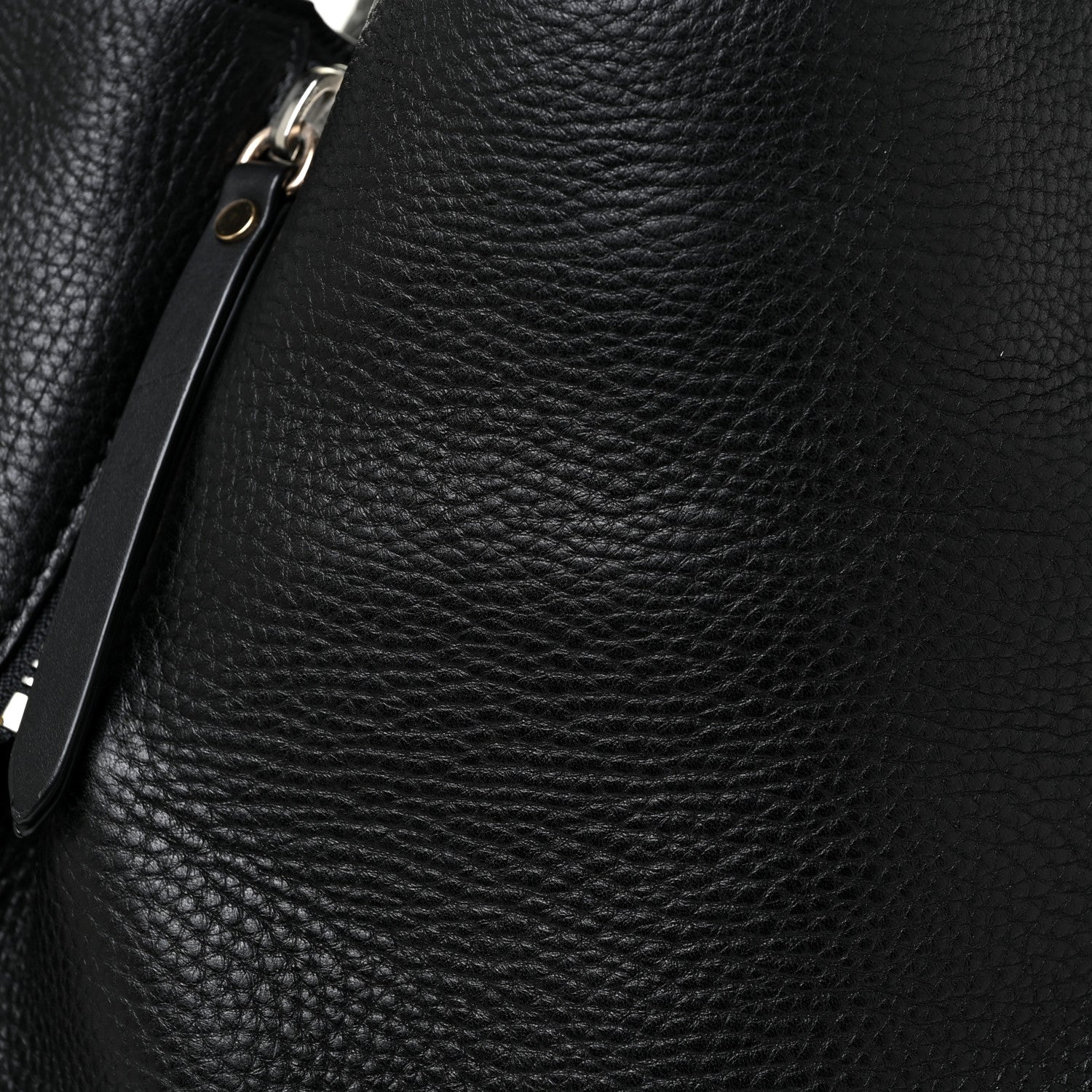 Burberry Grainy Calfskin House Check Medium Maidstone Black 7 of 13
