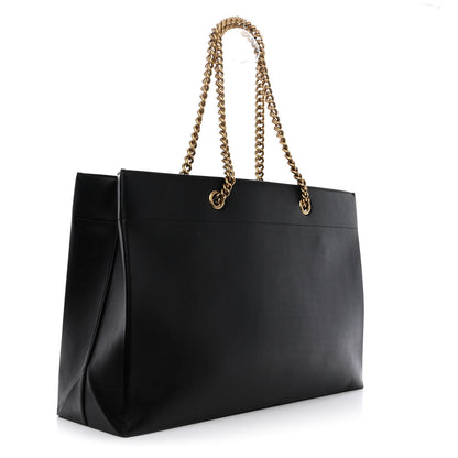 Balenciaga Soft Smooth Calfskin Large Duty Free Tote Black 3 of 10