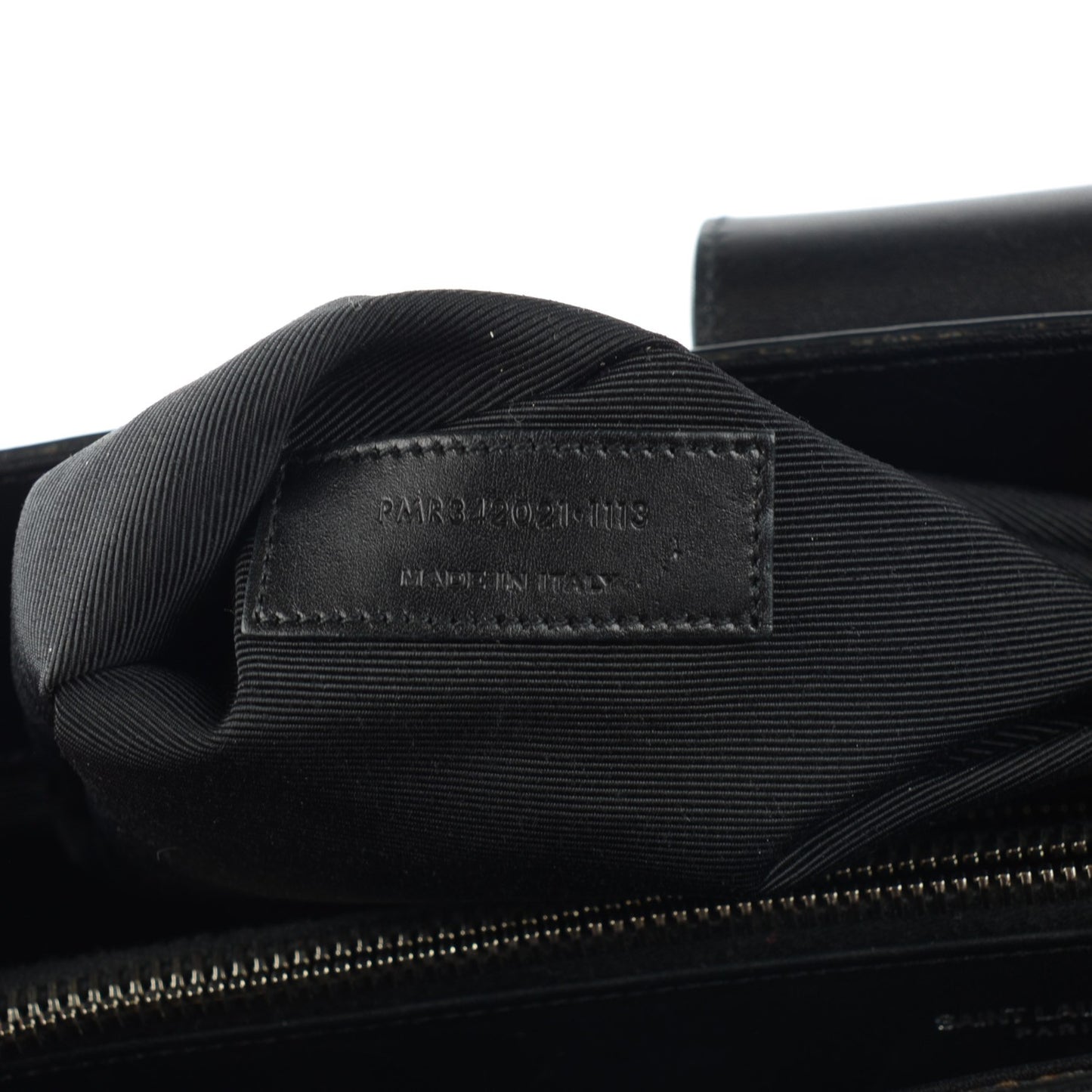 Calfskin Classic Monogram Shopping Bag Black