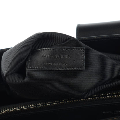 Saint Laurent Calfskin Classic Monogram Shopping Bag Black 7 of 10