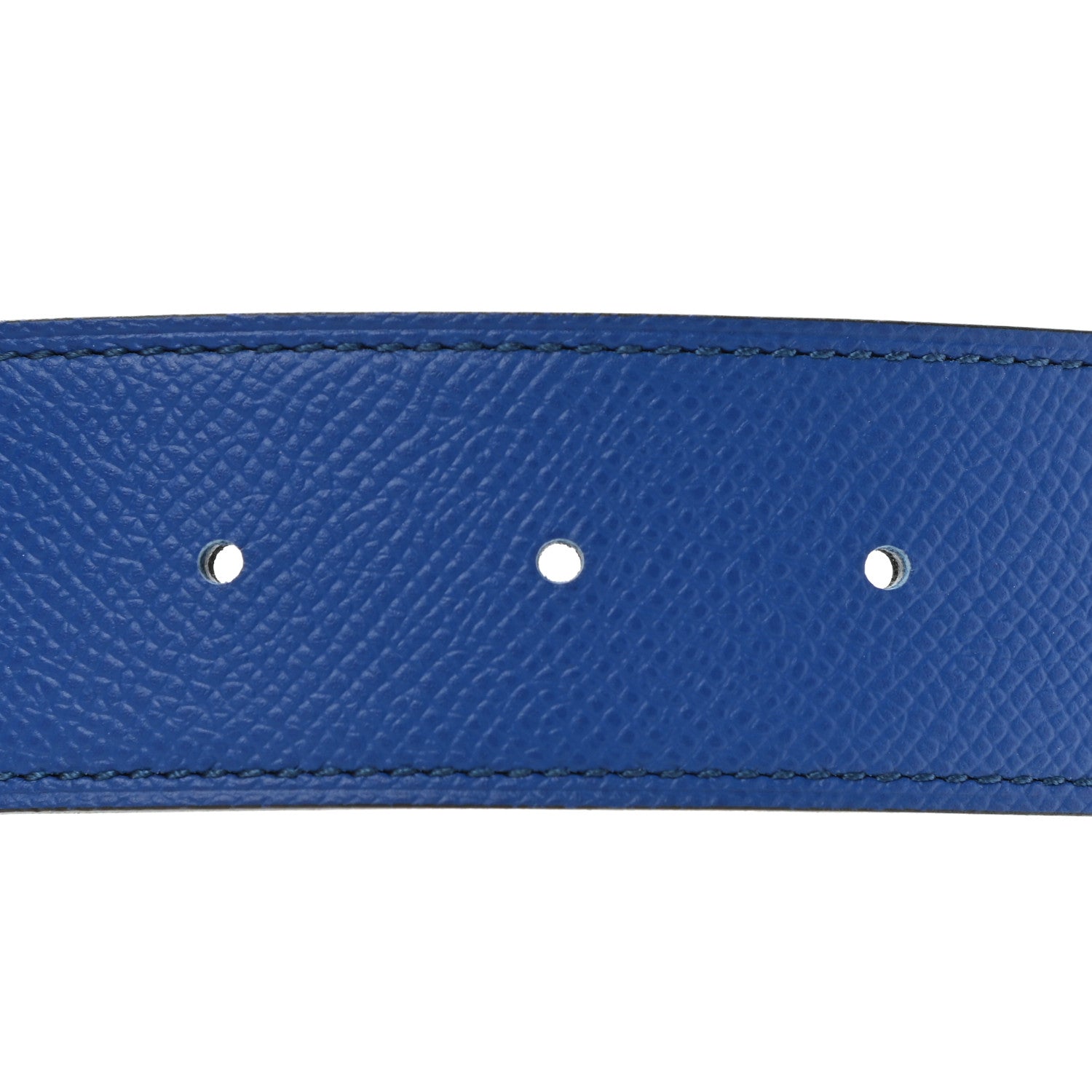 Hermes Epsom 38mm Constance H Belt 85 Black Bleu Zellige 5 of 6