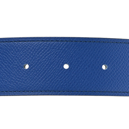 Hermes Epsom 38mm Constance H Belt 85 Black Bleu Zellige 5 of 6