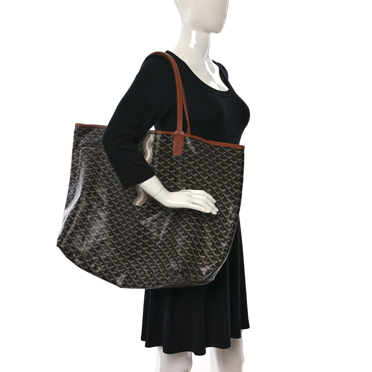 Goyardine Saint Louis XXL Black Gold