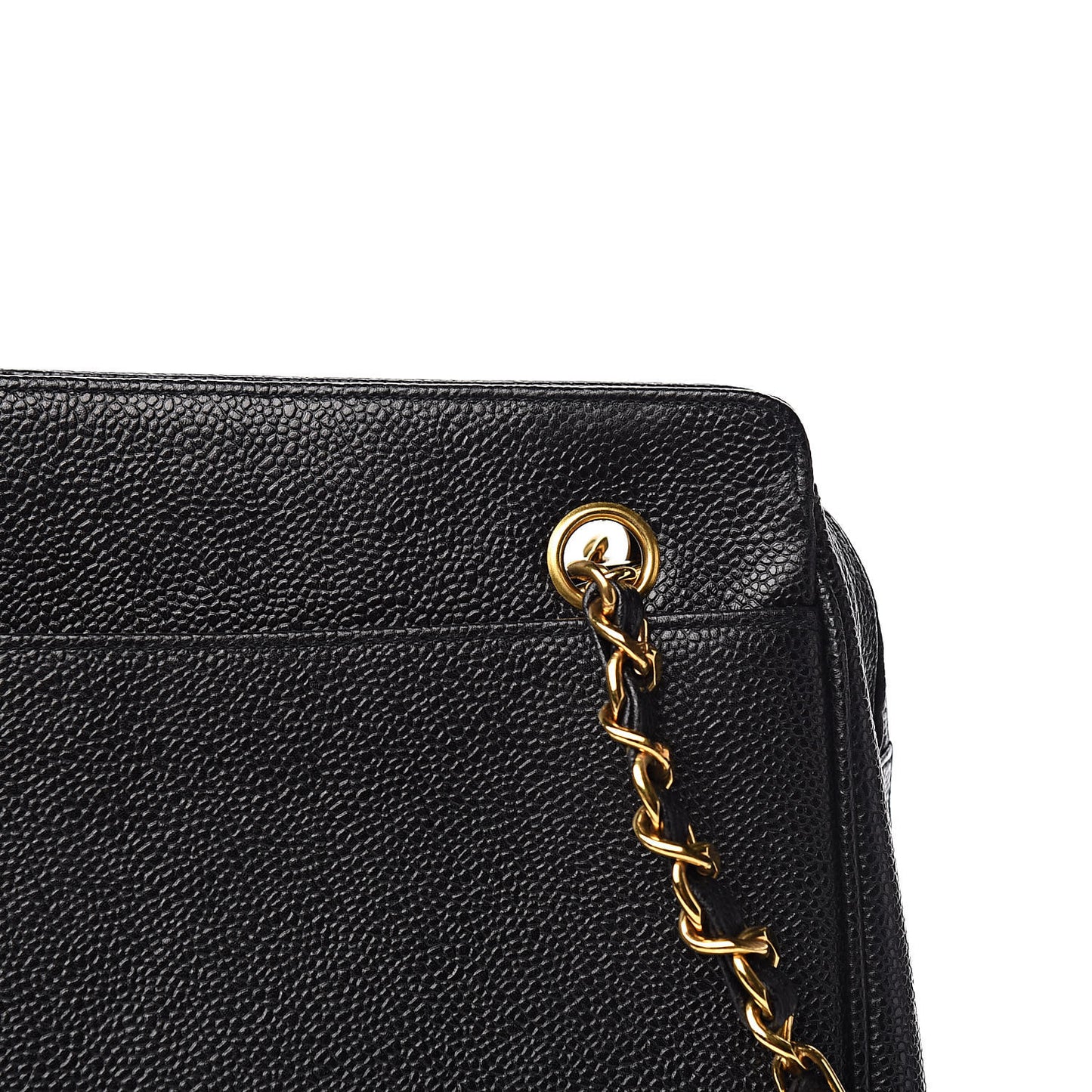 Caviar CC Shoulder Bag Black
