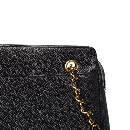 Chanel Caviar CC Shoulder Bag Black 11 of 11