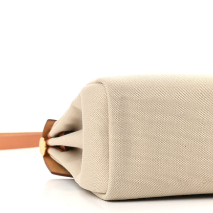 Hermes Vache Hunter Toile Herbag Zip 31 PM Trench Gold 8 of 9