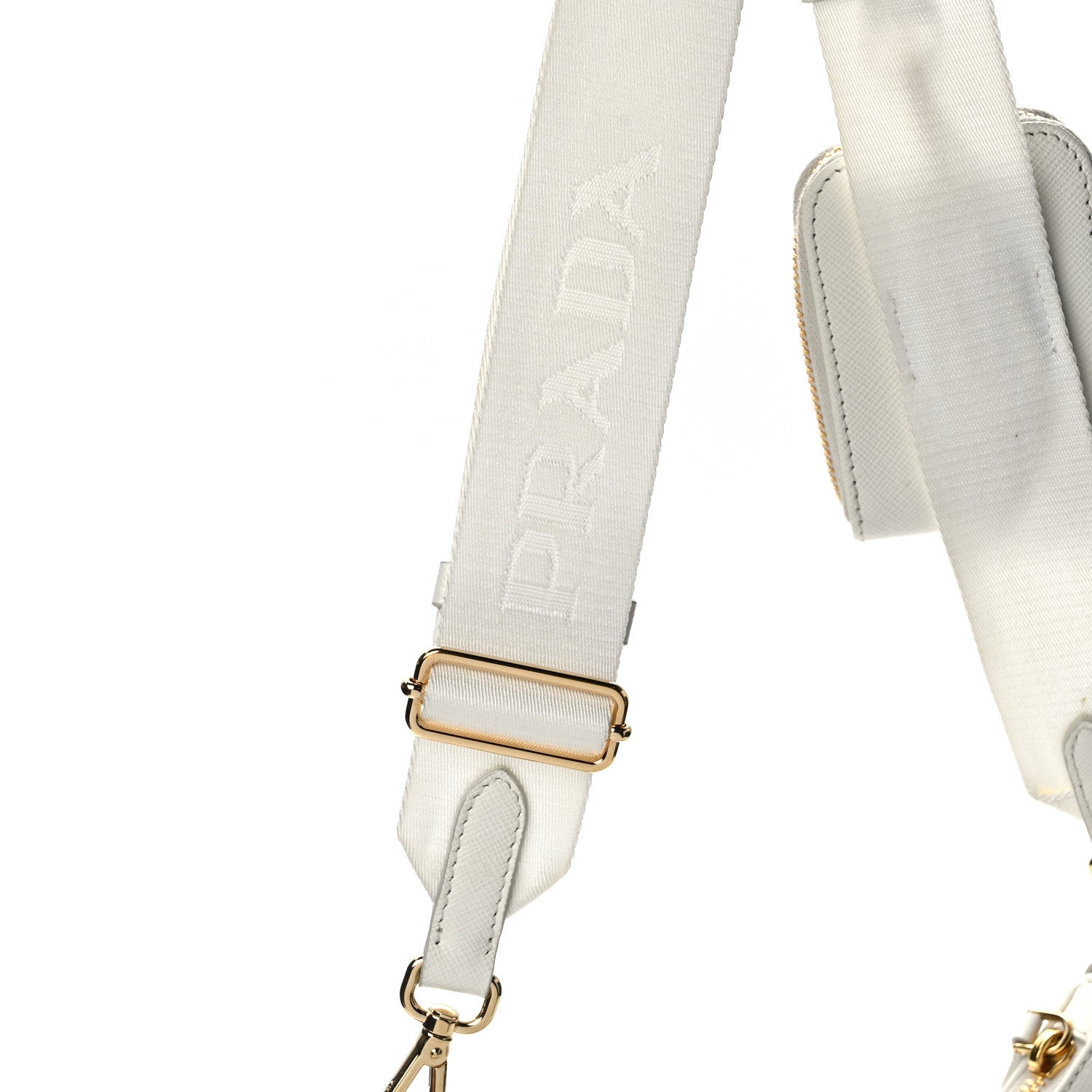 Prada Saffiano Re-Edition 2005 Shoulder Bag White 13 of 13