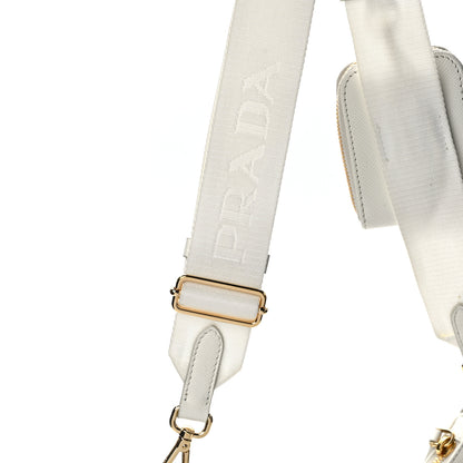 Prada Saffiano Re-Edition 2005 Shoulder Bag White 13 of 13