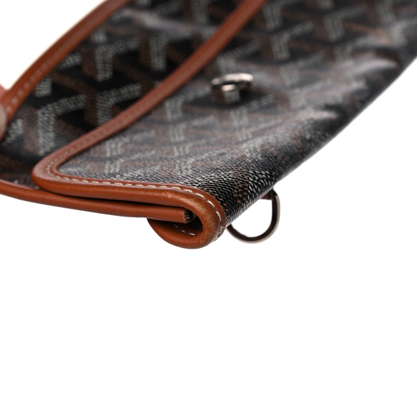 Goyardine Pouch Black Gold