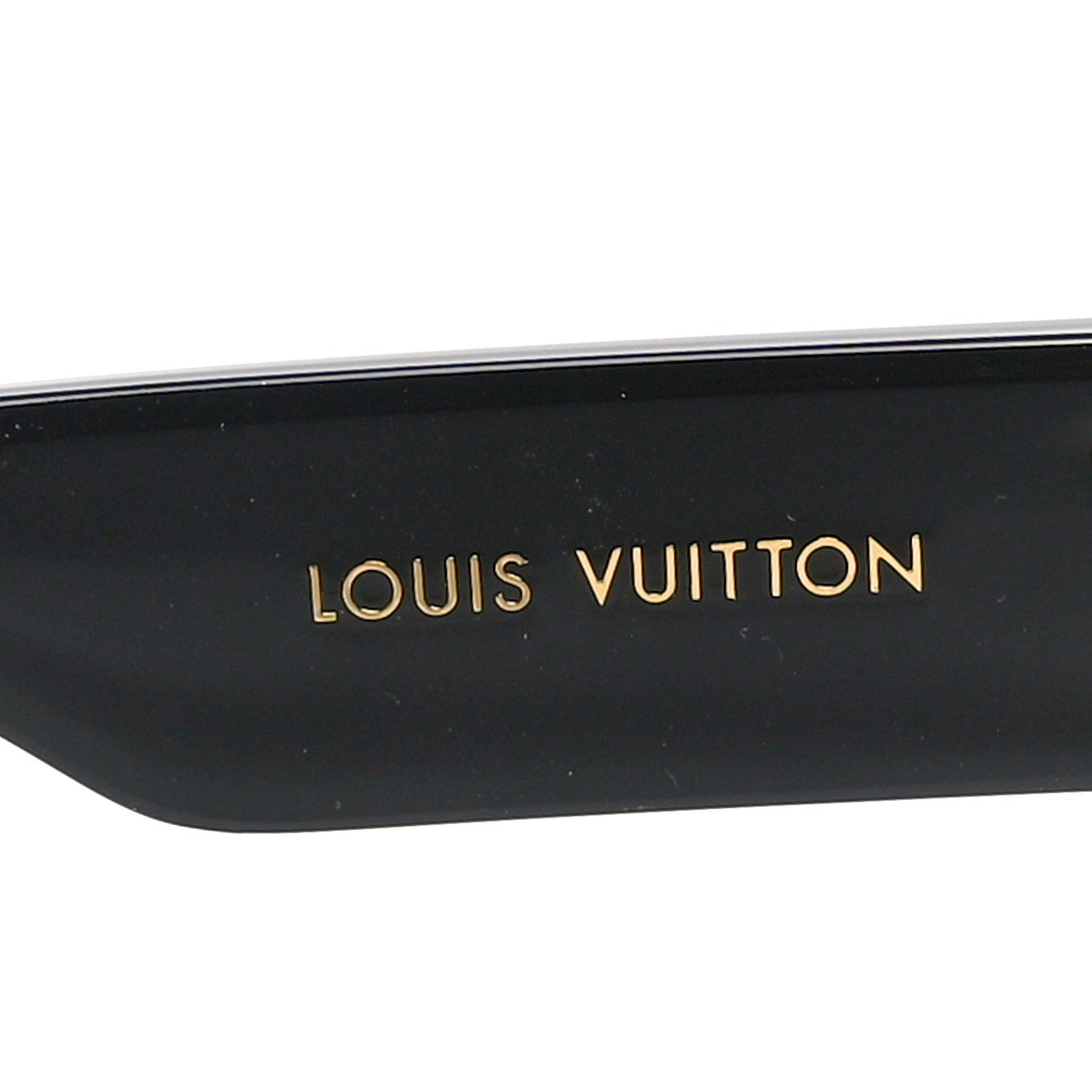 Louis Vuitton Acetate LV Link PM Square Sunglasses Z1566E Black