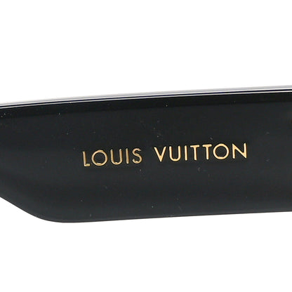Louis Vuitton Acetate LV Link PM Square Sunglasses Z1566E Black 5 of 8