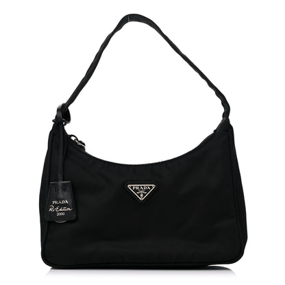 Prada Tessuto Nylon Mini Re-Edition 2000 Bag Black 1 of 13