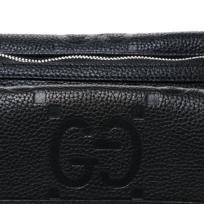 Gucci Calfskin GG Tennis Embossed Pocket Belt Bag Black 8 of 11