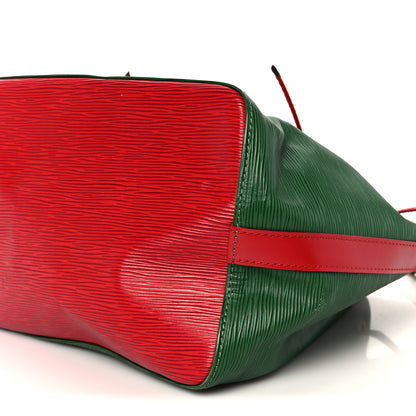 Louis Vuitton Epi Bi-Color Petit Noe Borneo Castillan Red 10 of 10