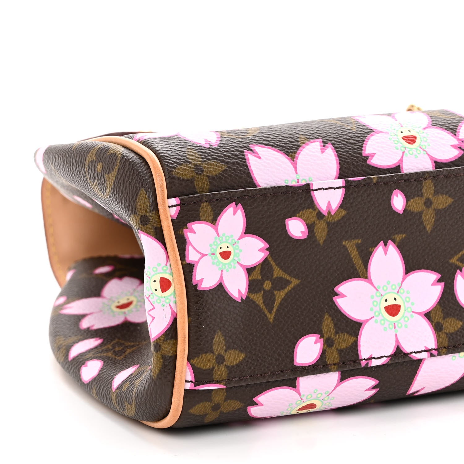 Louis Vuitton Monogram Cherry Blossom Sac Retro Bag Brown 8 of 14