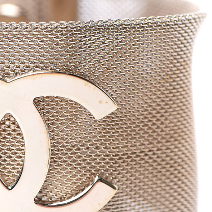 Chanel Metal Mesh CC Bracelet Gold 5 of 6