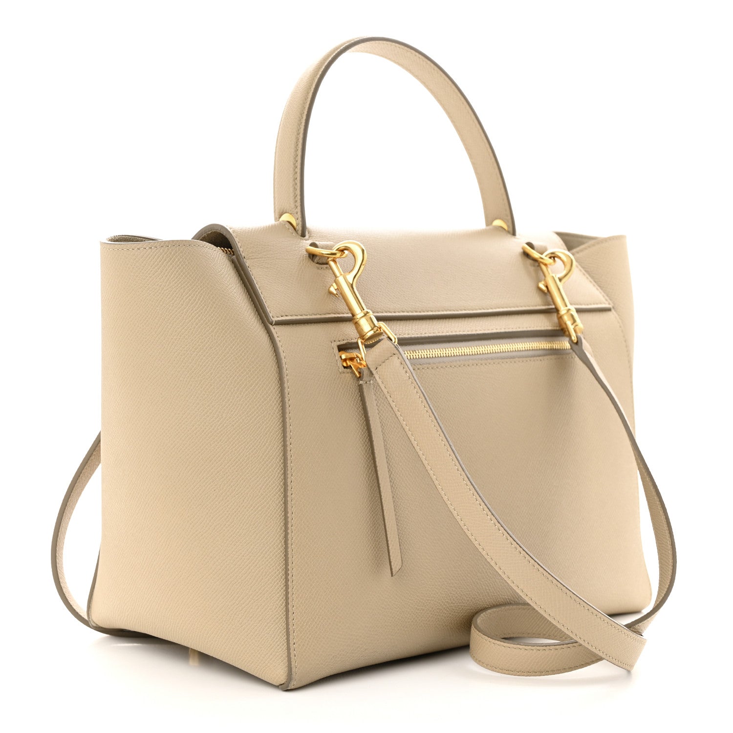 Celine Grained Calfskin Mini Belt Bag Light Taupe 3 of 11