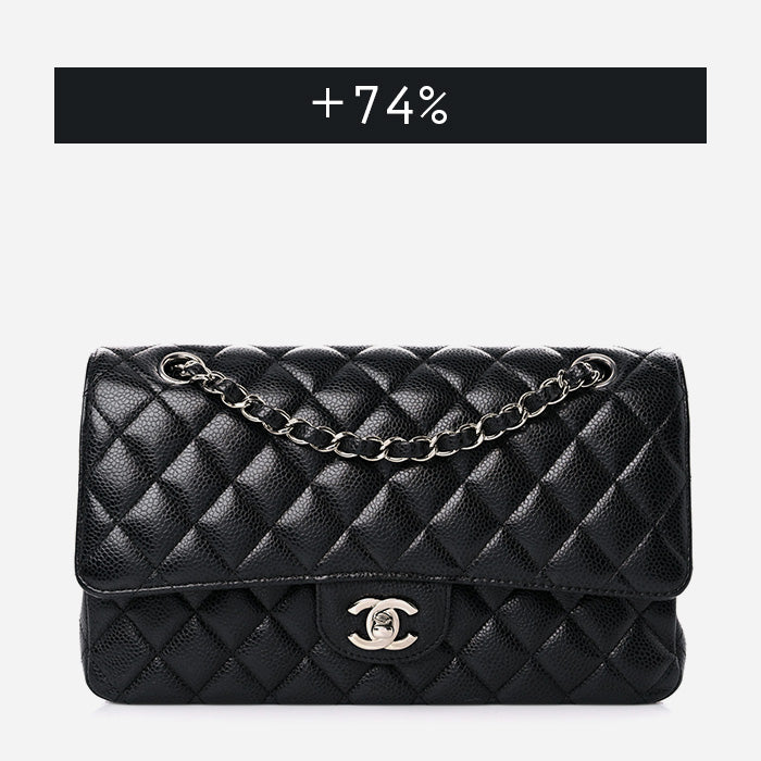 design graphic of chanel double flap bag FASHIONPHILE