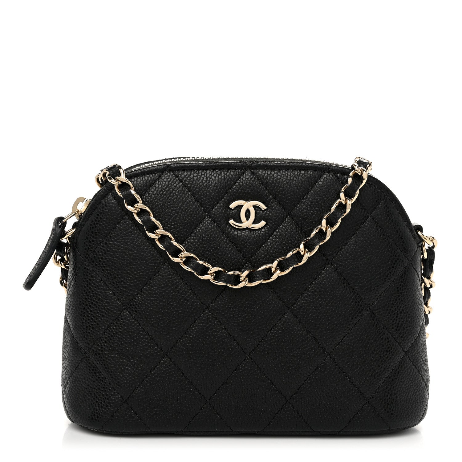 Chanel Caviar Quilted Classic Clutch With Chain Black 1 of 9