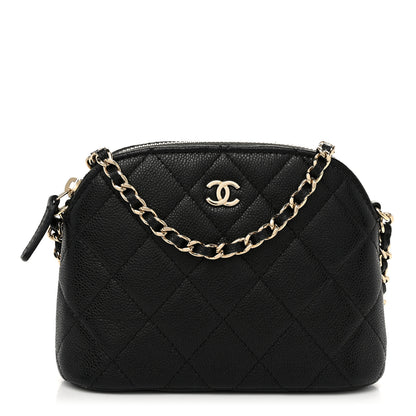 Chanel Caviar Quilted Classic Clutch With Chain Black 1 of 9