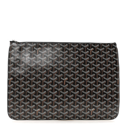 Goyard Goyardine Senat Pochette GM Black 1 of 6
