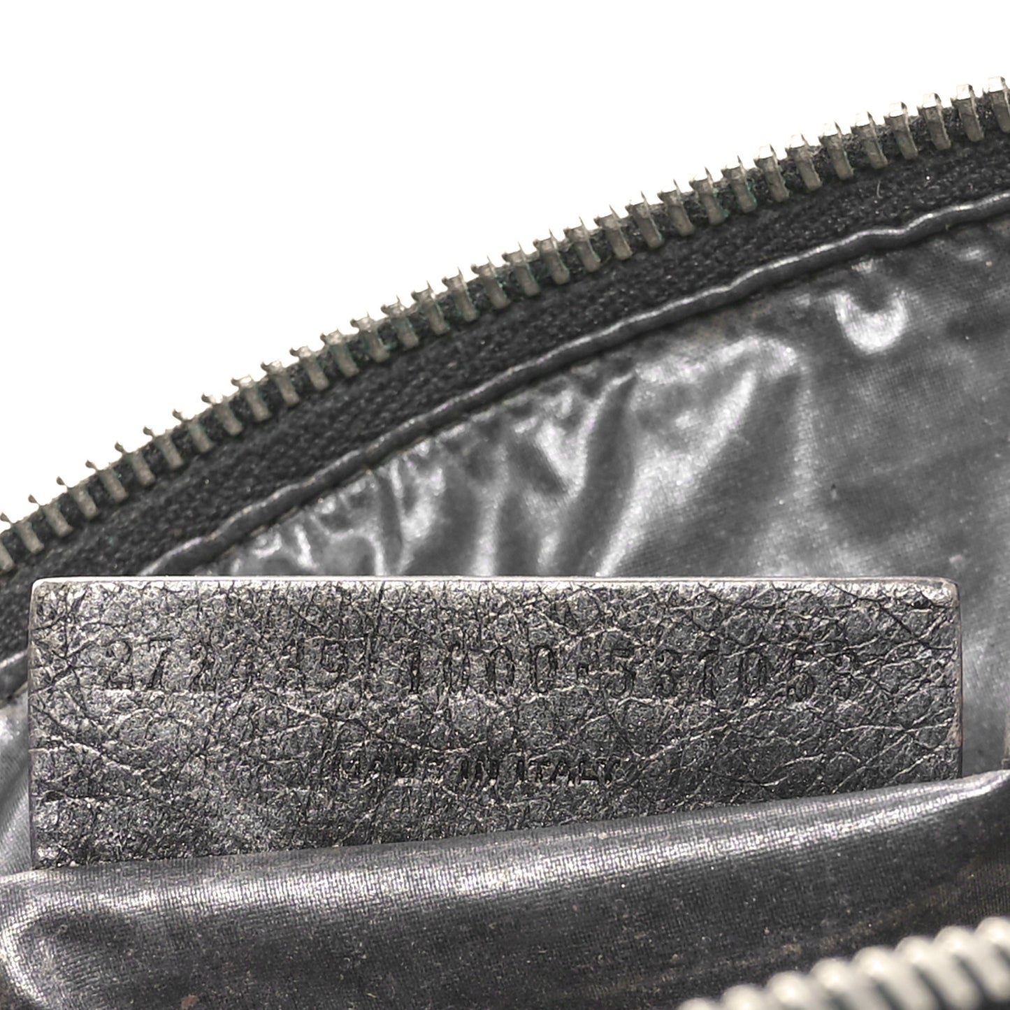 Agneau Classic Hardware Pencil Case Black