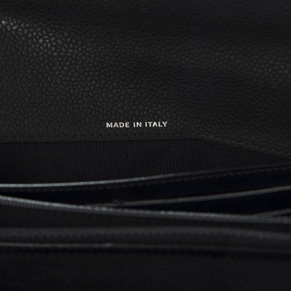 Chanel Iridescent Caviar Quilted Large Flap Wallet Black 8 of 9