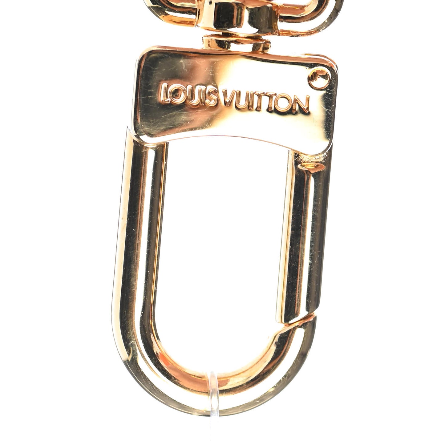 Monogram Blooming Flowers Bag Charm Key Holder Brown
