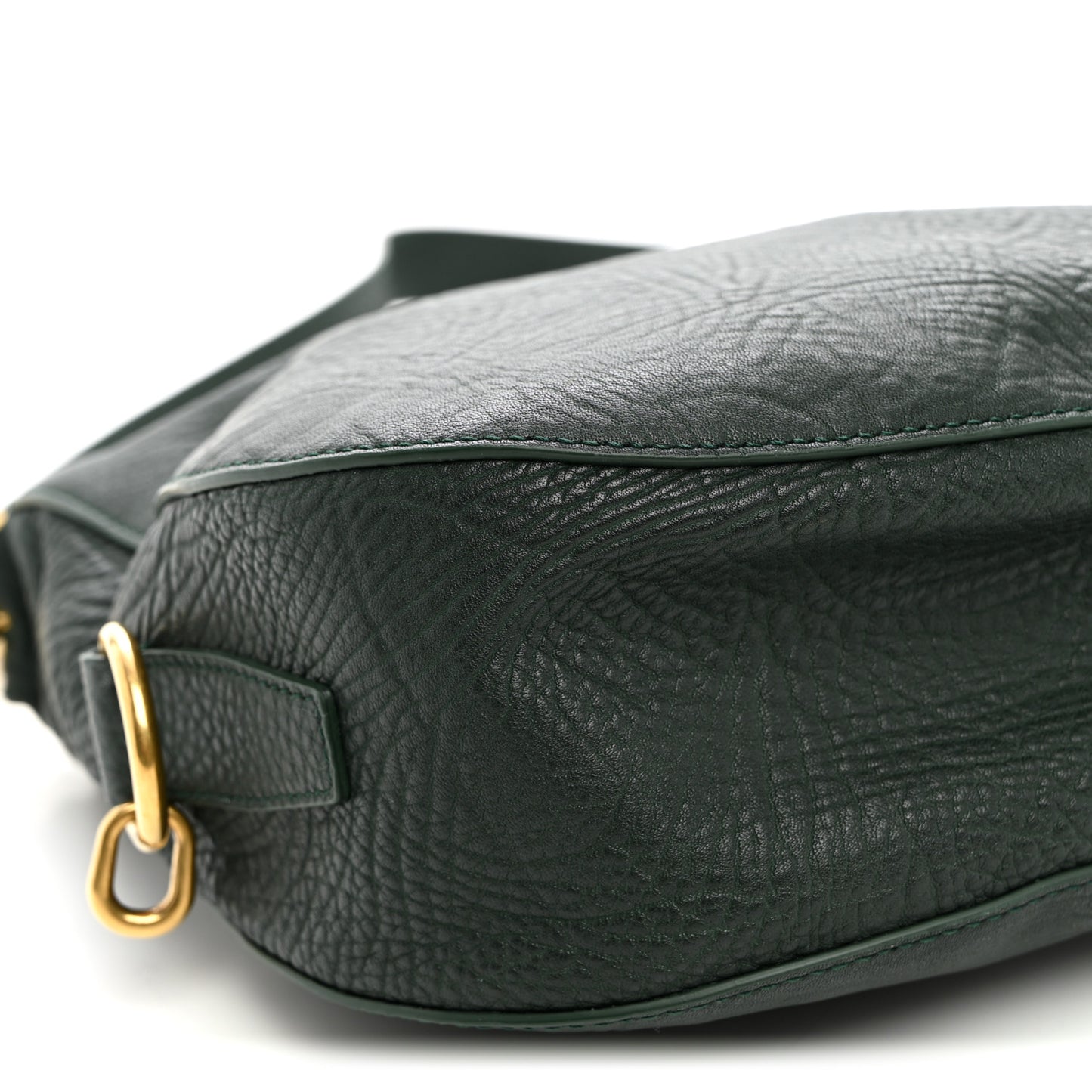 Grainy Calfskin Small Knight Bag Vine