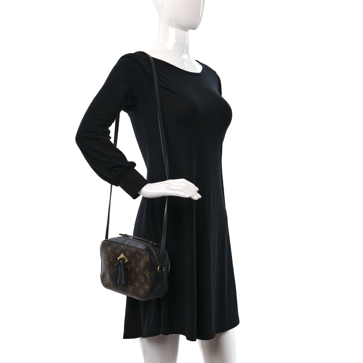 Louis Vuitton Monogram Saintonge Black 2 of 9
