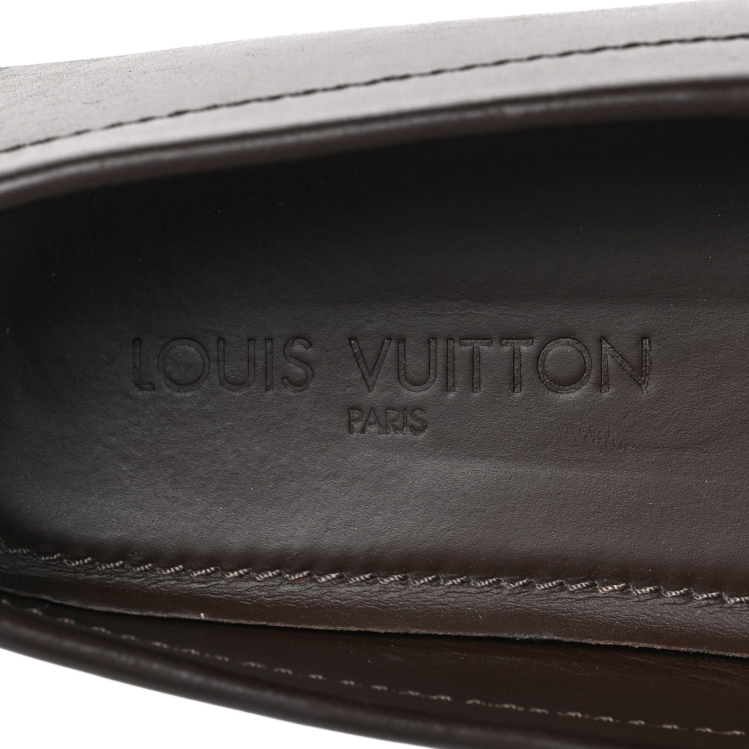 Louis Vuitton Calfskin Mens Monte Carlo Car Shoe Moccasin Loafers 8.5 Brown 8 of 9