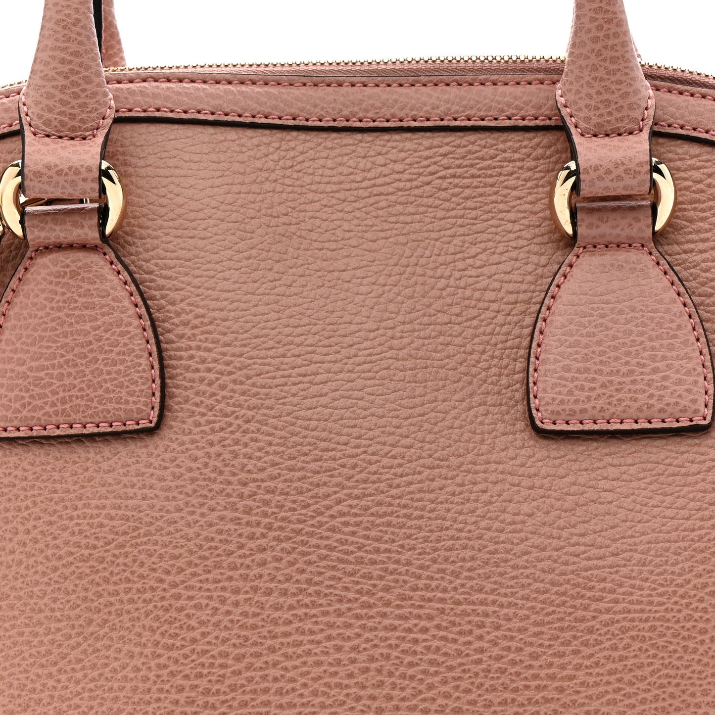 Dollar Calfskin Medium GG Charm Dome Bag Soft Pink