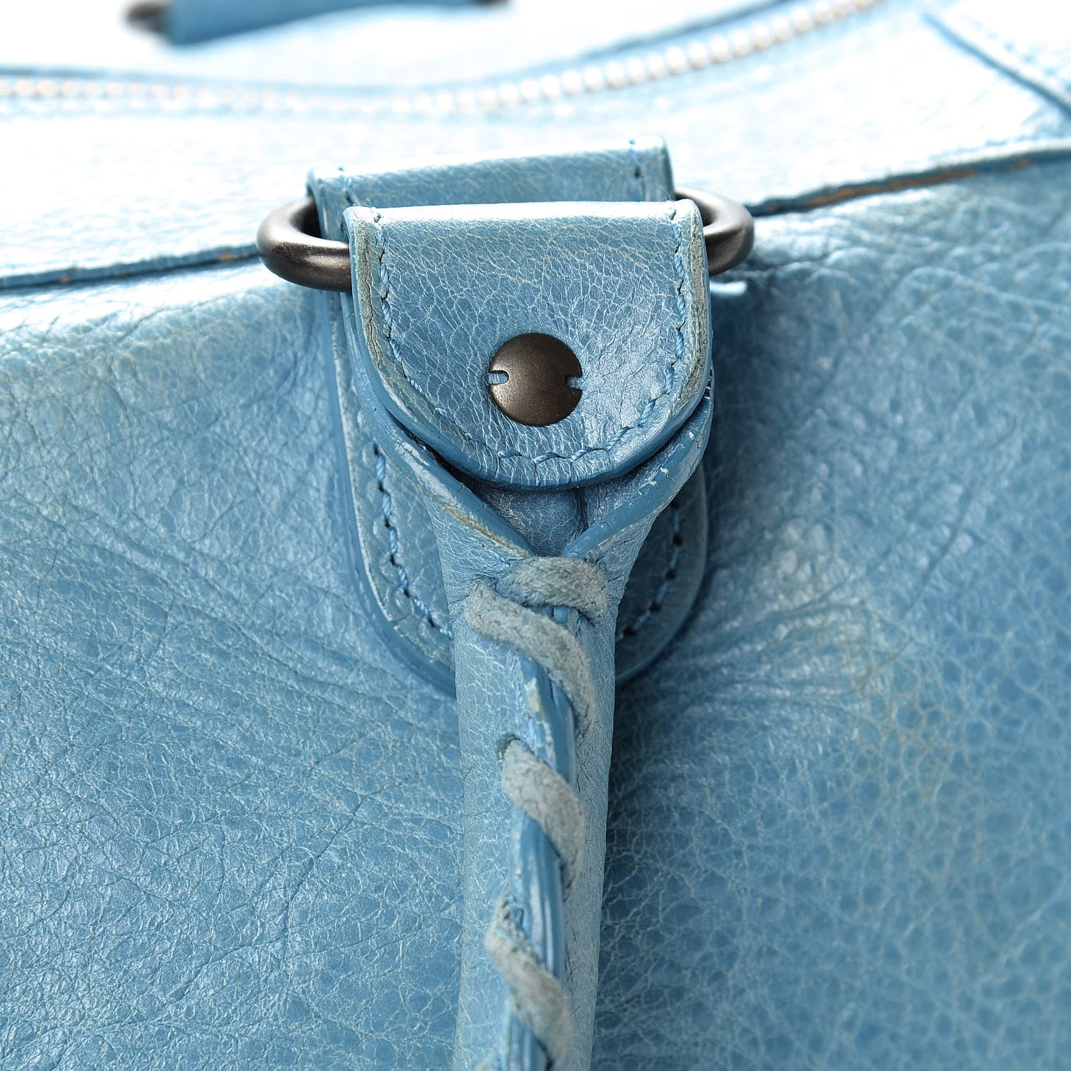 Balenciaga Agneau Classic Hardware Work Bleu Indigo 16 of 20