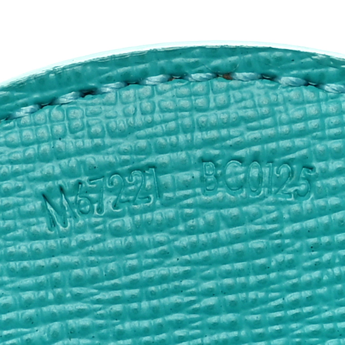 Louis Vuitton Monogram Illustre V Bag Charm Key Ring Turquoise 3 of 5