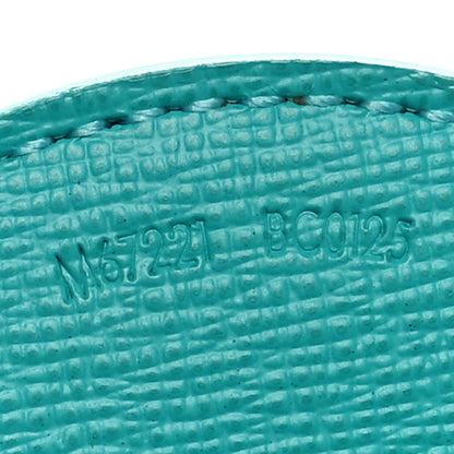 Louis Vuitton Monogram Illustre V Bag Charm Key Ring Turquoise 3 of 5