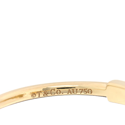 Tiffany 18K Yellow Gold Diamond T Wire Ring 50 5.25 4 of 4